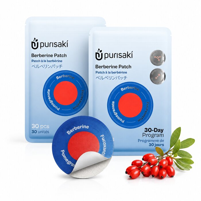 Purisaki Berberine Patch, 2-month supply package