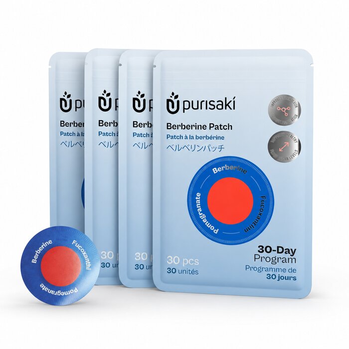 Purisaki Berberine Patch, 4-month supply package