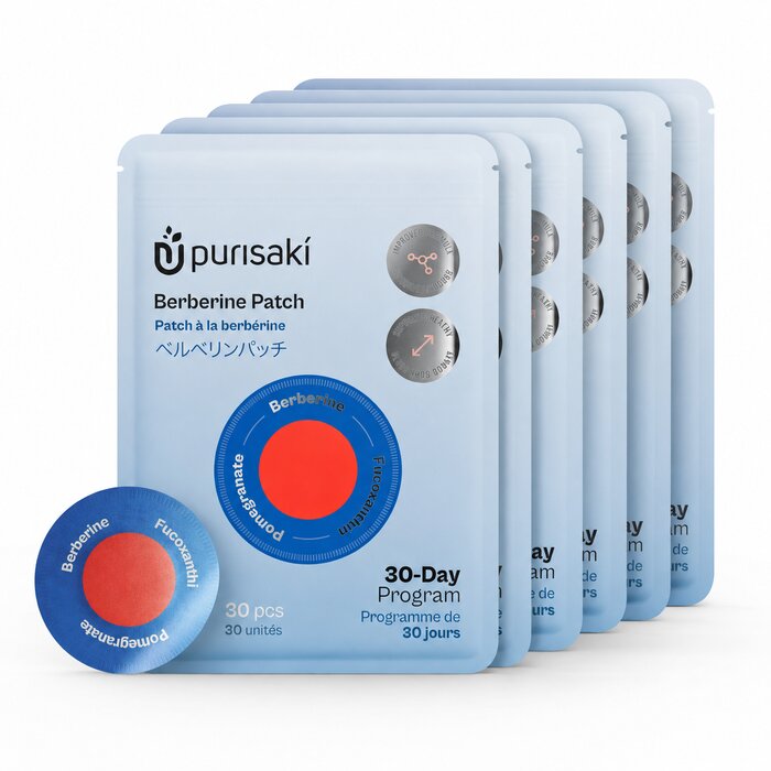 Purisaki Berberine Patch, 6-month supply package
